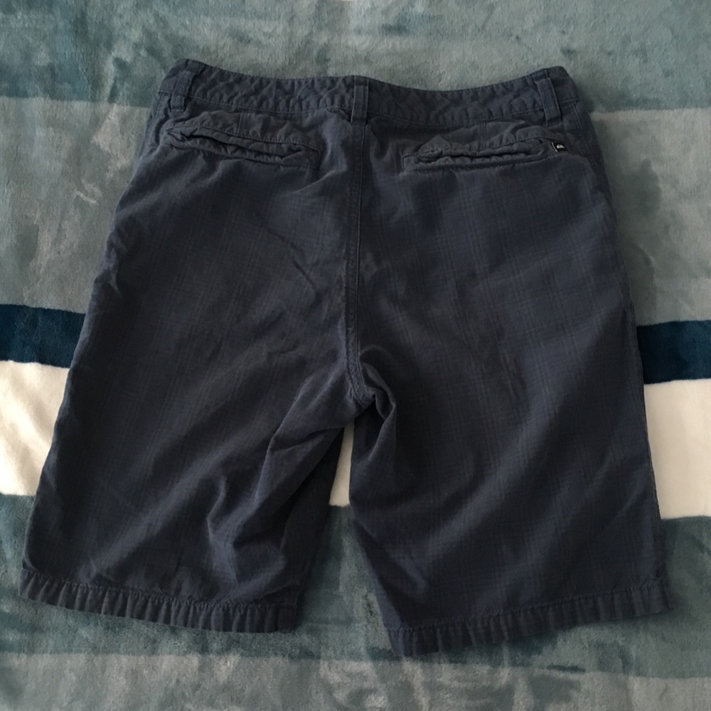 Blue and green quicksilver shorts